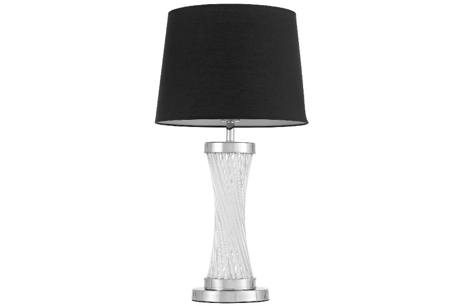Настольная лампа Lumina Deco Villanova LDT 302 CHR+BK