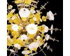 Подвесная люстра Loft IT Avenir 10137/720 Gold