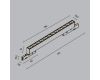 Трековый магнитный светильник Maytoni Points TR193-1-10W3K-M-B