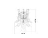 Настенный светильник Arte Lamp Maya A4072AP-2GO