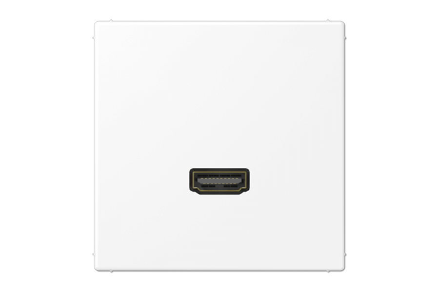 Розетка HDMI Jung MALS1112WWM