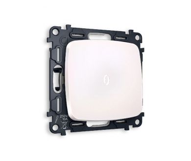 Комплект механизма 1-кл проходного выключателя с подсветкой Ambrella Volt Omega MO202035