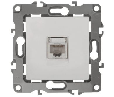 Купить Розетка информационная RJ45 ЭРА 12 12-3107-01 Б0014723 Розетка информационная RJ45 ЭРА 12 12-3107-01 Б0014723
