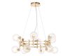 Подвесная люстра Crystal Lux LUXURY SP12 GOLD