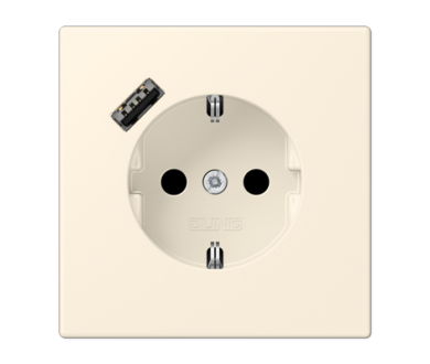 Розетка 2K+З USB Typ A Jung LC1520-18A245