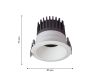 Встраиваемый светильник Favourite Mortise 4420-1C