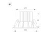 Встраиваемый светильник Arlight MS-FOGGY-BUILT-R86-10W Warm3000 (WH, 36 deg, 230V) 044610