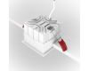 Встраиваемый светильник Maytoni Technical Alfa LED DL043-01-15W3K-D-SQ-W