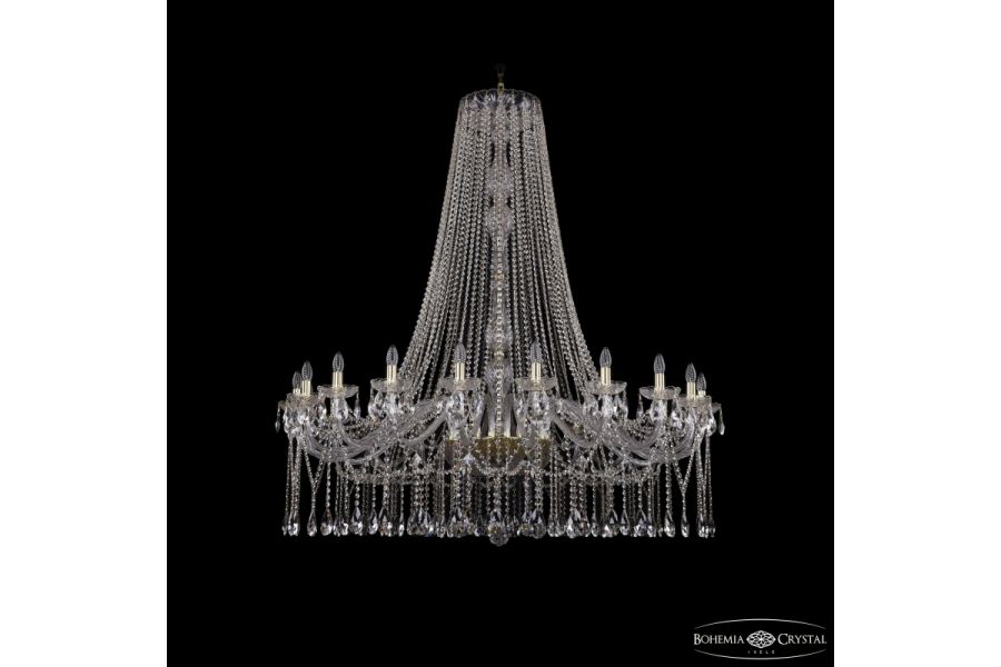 Подвесная люстра Bohemia Ivele Crystal 1413/20/530/h-159 G
