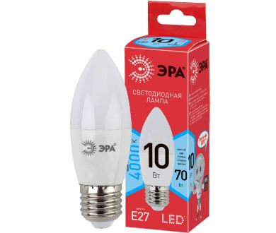 Лампа светодиодная Эра E27 10W 4000K LED B35-10W-840-E27 R Б0050696