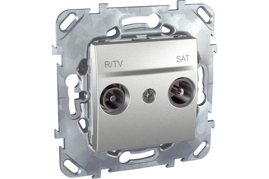 Розетка R-TV/SAT проходная Schneider Electric Unica MGU5.456.30ZD