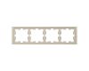 Рамка 4-постовая Schneider Electric Merten D-Life MTN4040-6533