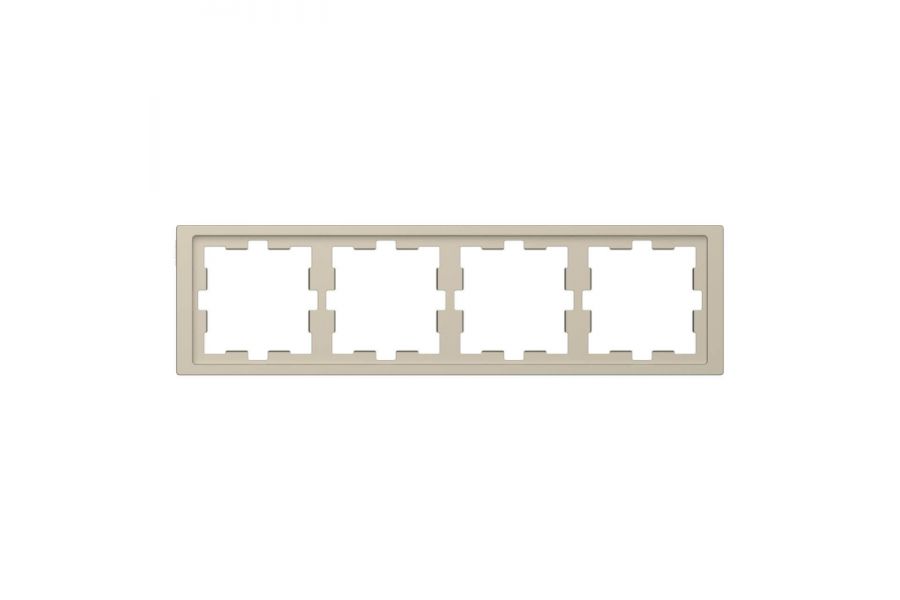 Рамка 4-постовая Schneider Electric Merten D-Life MTN4040-6533