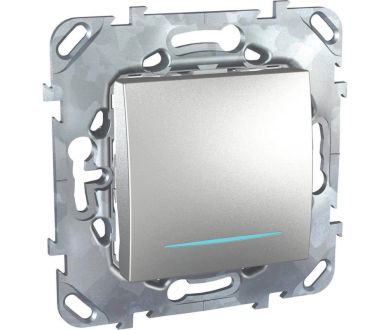 Переключатель одноклавишный с подсветкой Schneider Electric Unica MGU5.203.30NZD