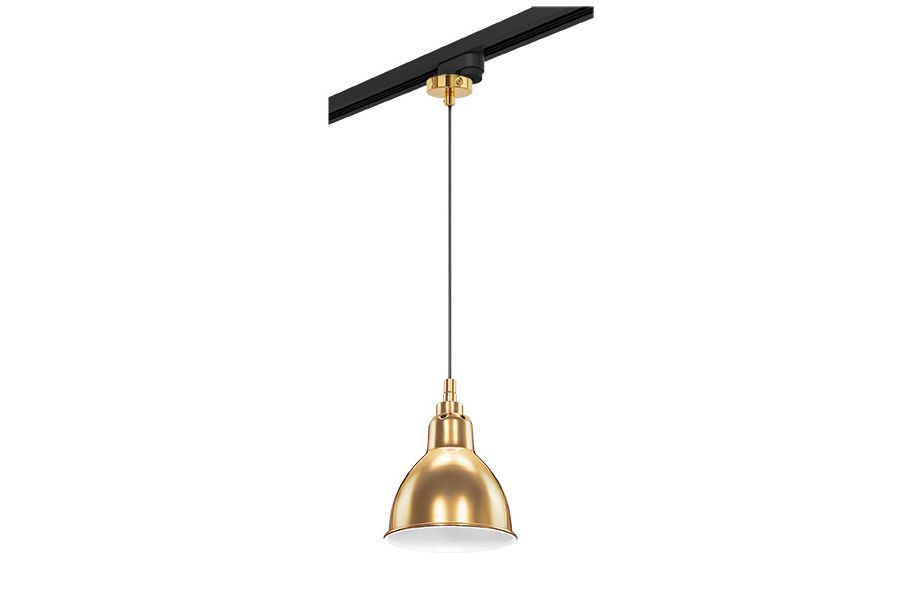 Трековый светильник Lightstar Track 1 black L1T765018 (765018+592007)