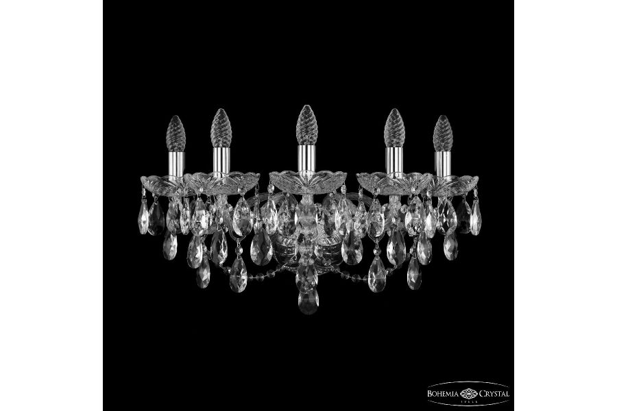 Бра Bohemia Ivele Crystal 1415B/5/200/XL Ni