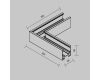 Угол-соединитель Maytoni Technical Exility TRAMN034CL-41W