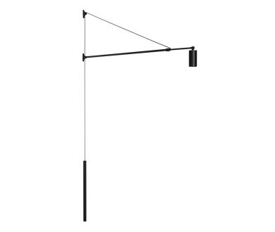 Настенный светильник Arlight SP-KANEL-WALL-6W Warm3000 (BK, 36 deg, 230V, TELESCOPIC) (IP20 Металл) 059601