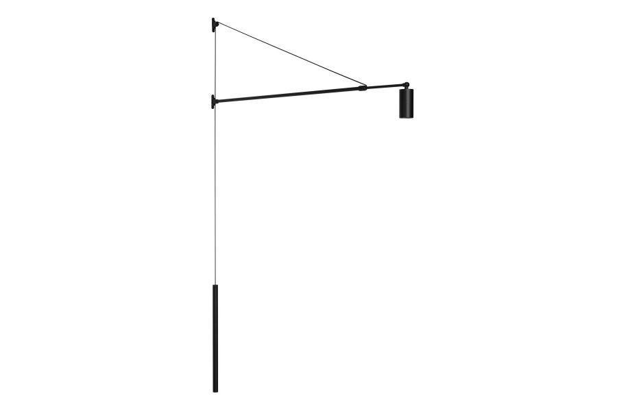 Настенный светильник Arlight SP-KANEL-WALL-6W Warm3000 (BK, 36 deg, 230V, TELESCOPIC) (IP20 Металл) 059601