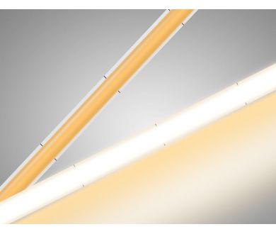 Светодиодная лента Ambrella Light COB 400Led/10W m/ 24V IP20 3000K/ 5m*5mm*2.1mm (2 конт.) GS4611