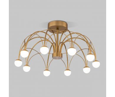 Люстра на штанге Eurosvet Ragno 90031/10 LED золото a069303