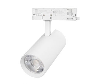 Трековый трехфазный светильник Arlight LGD-GERA-4TR-R90-30W Warm SP2500-Bread (Белый, 36 deg, 230V) (IP20 Металл) 060032