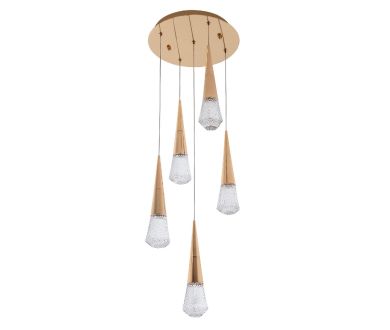 Каскадная люстра Modelux ML.3315.5 GD