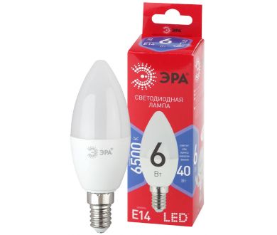 Лампа светодиодная Эра E14 6W 6500K LED B35-6W-865-E14 R Б0045339