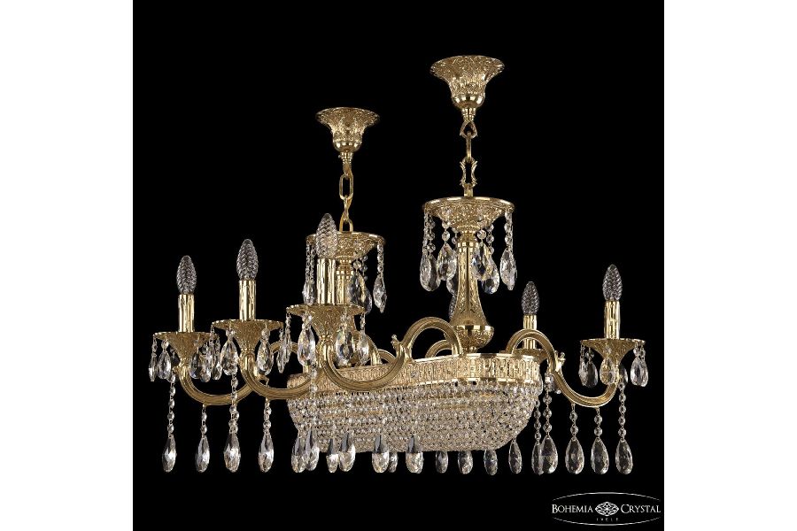Подвесная люстра Bohemia Ivele Crystal 72152/6/250/600 G