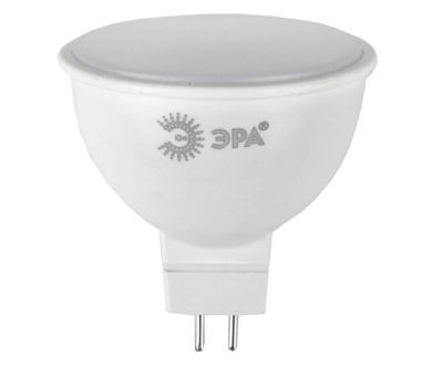 Лампа светодиодная ЭРА GU5.3 8W 2700K матовая LED MR16-8W-827-GU5.3 Б0020546