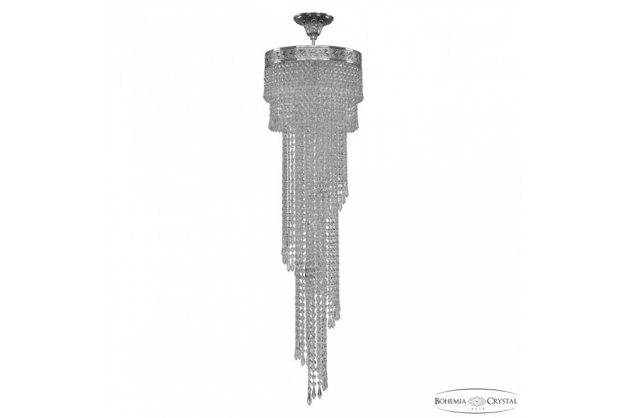 Каскадная люстра Bohemia Ivele Crystal 83111/30IV-100 Ni