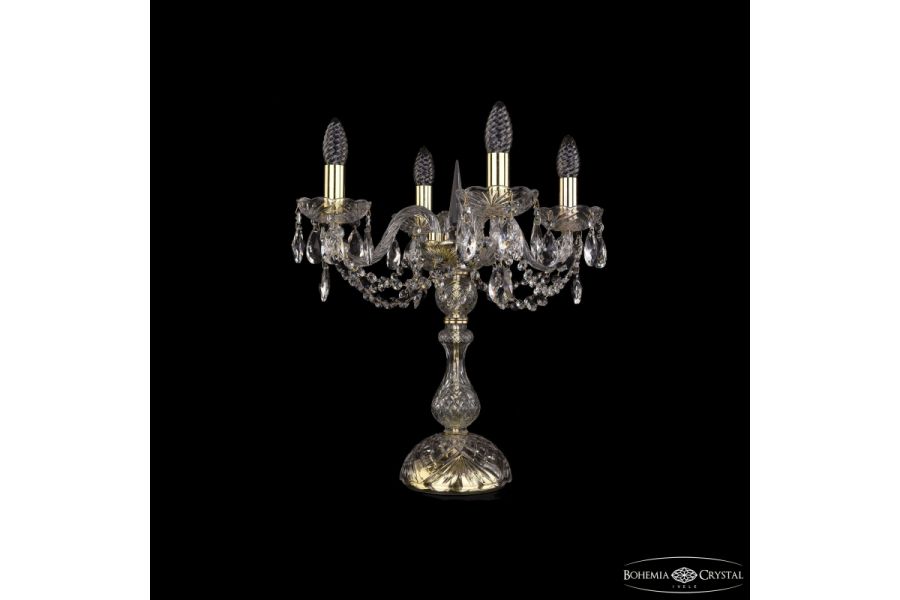 Настольная лампа Bohemia Ivele Crystal 1402L/4/141-47 G