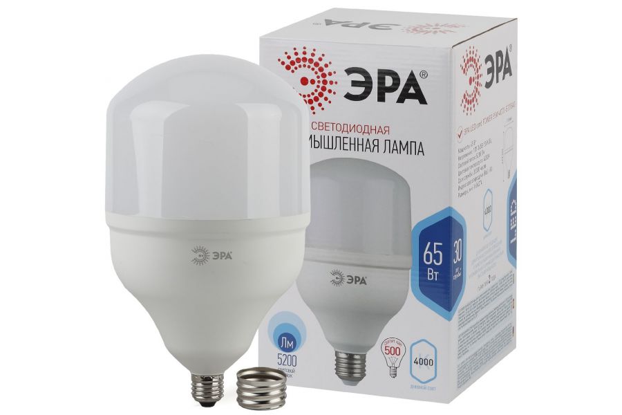 Лампа светодиодная Эра E40 65W 4000K LED POWER T160-65W-4000-E27/E40 Б0027923
