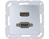 Розетка HDMI/VGA Jung MAA1173AL