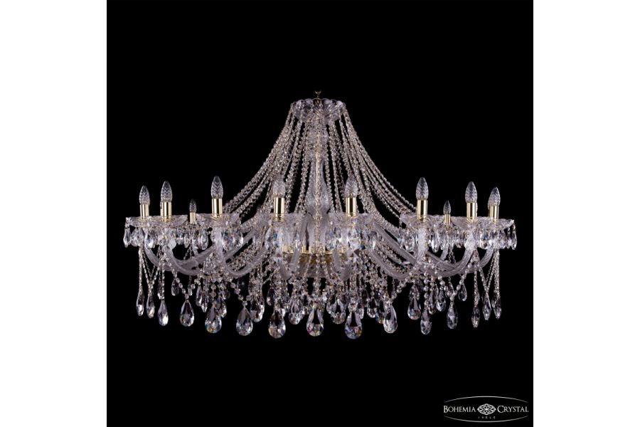 Подвесная люстра Bohemia Ivele Crystal 1413/20/530 G