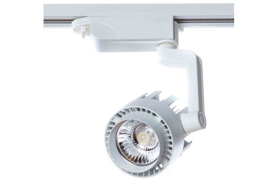 Трековый светодиодный светильник Arte Lamp Vigile A1620PL-1WH