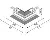 Коннектор угловой внутренний Lumker SY-LINK-CNLV-T2S-WH 013603
