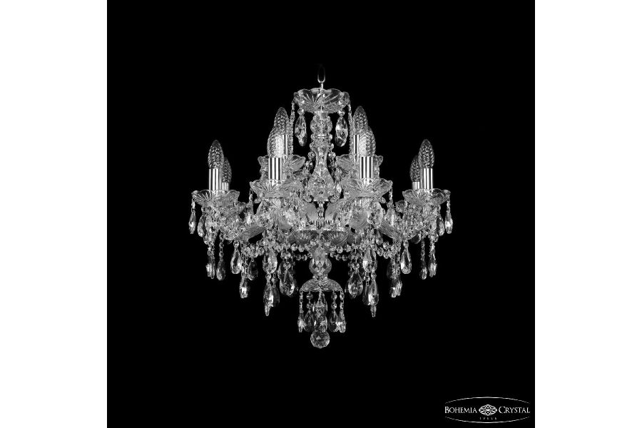 Подвесная люстра Bohemia Ivele Crystal 1415/8+4/200 Ni