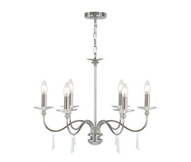 Подвесная люстра Elstead Lighting Finsbury park FP6-POL-NICKEL