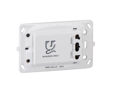 Розетка Schneider Electric Unica для электробритв MGU5.064.18