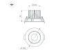 Встраиваемый светильник Arlight MS-FORECAST-BUILT-TURN-R102-12W Warm3000 037188(1)