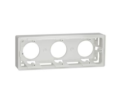 Коробка трехмодульная для открытой установки Schneider Electric Unica New NU800618