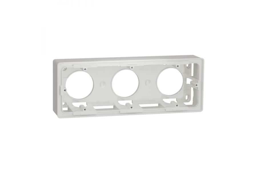 Коробка трехмодульная для открытой установки Schneider Electric Unica New NU800618