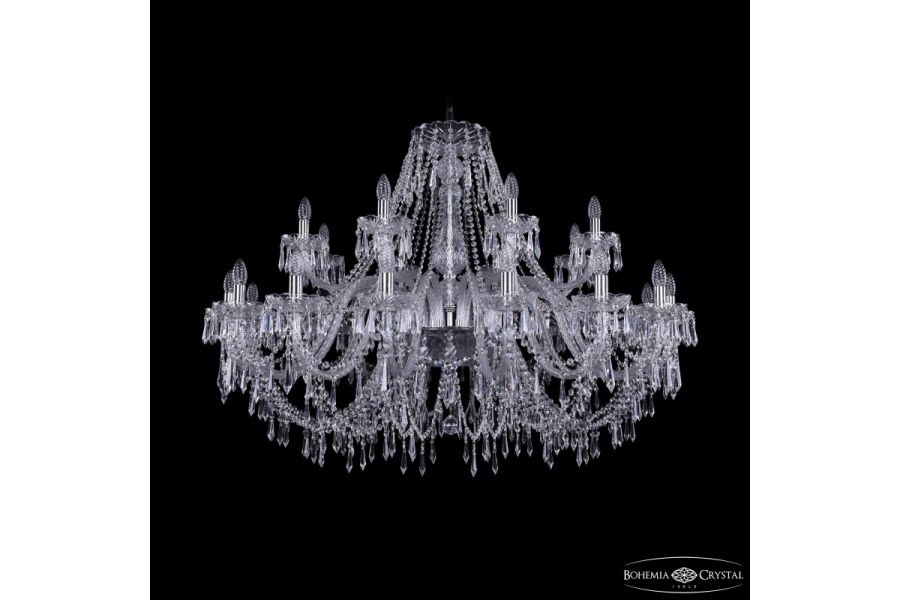 Подвесная люстра Bohemia Ivele Crystal 1403/16+8/460 Ni