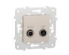 Розетка R-TV/SAT одиночная Schneider Electric Unica New NU545444