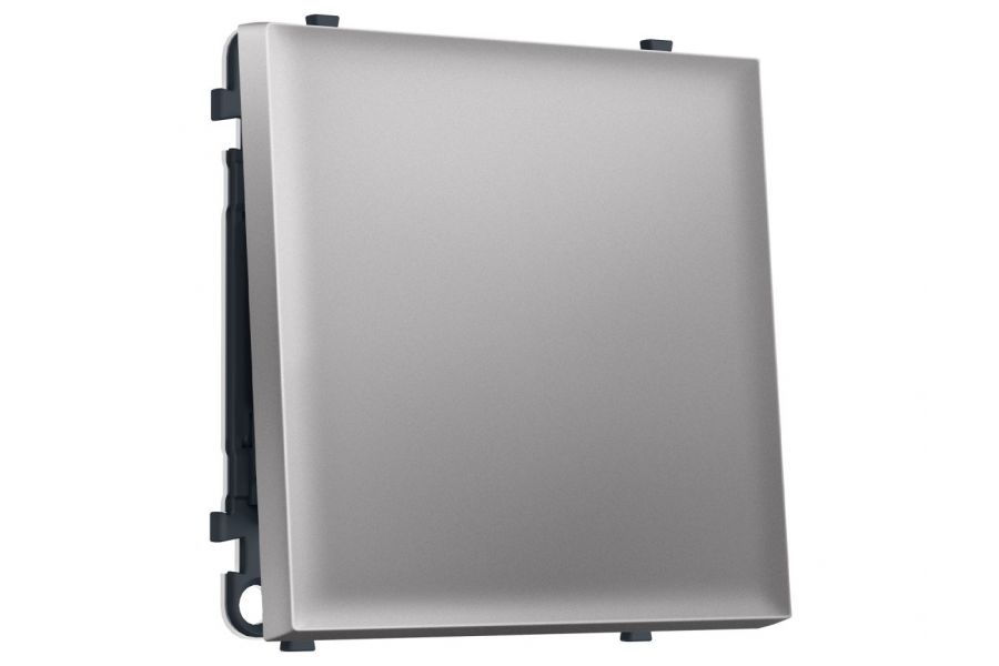 Комплект механизма 1-кл выключателя SIGMA Сталь матовый 10A-250V QUANT PRO Ambrella Volt MS501010 (SP5010, PR101)