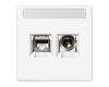 Розетка Smart TV Jung MMDLS4521WWM
