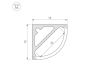Профиль Arlight SL-KANT-H15-2000 ANOD 019327
