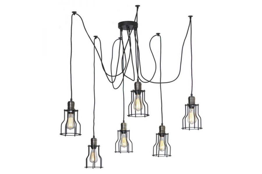 Подвесная люстра Lussole Loft IV LSP-9310