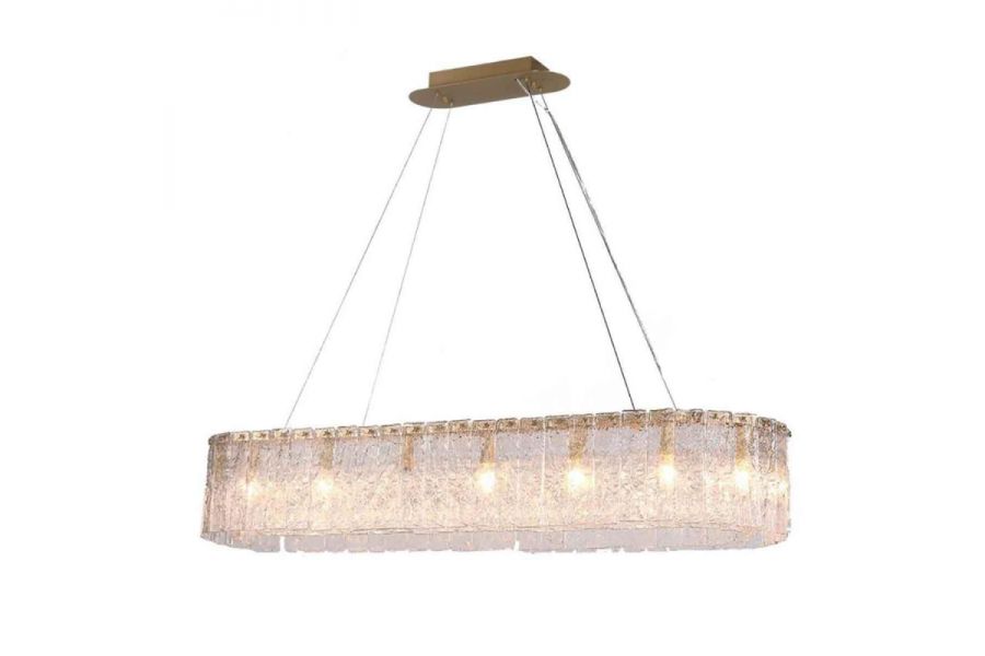 Подвесной светильник Newport 10820/120 brass oval М0064786